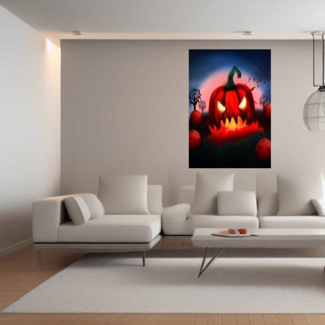 La calabaza roja viene por ti | Poster de arte de  (Subido por el creador)