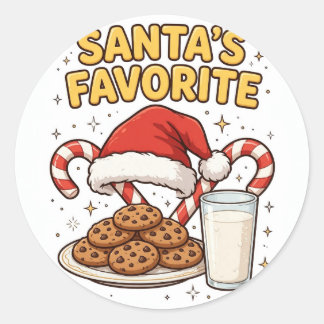 La calcomanía favorita de Santa para Navidad
