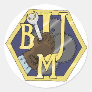 La caldera Monkeys a los pegatinas de la unión