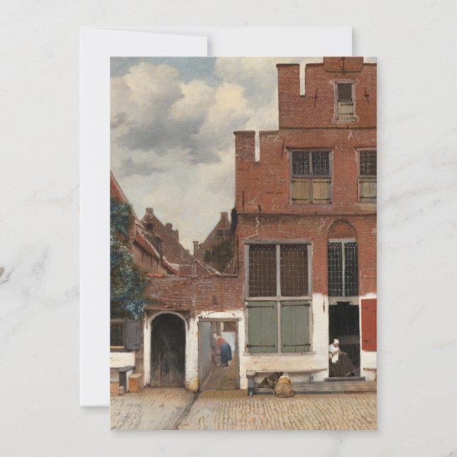 La calle pequeña de Johannes Vermeer (Anverso)