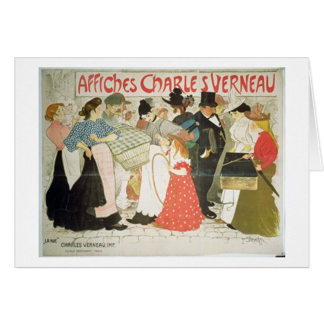 "La calle", poster para la impresora Charles Verne (Anverso (Horizontal))
