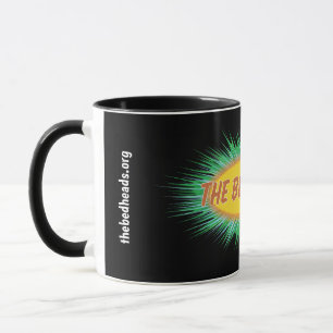La cama dirige la taza del logotipo