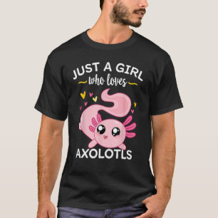 La Camisa Axolotl Pink Salamander Solo Un Chica Qu