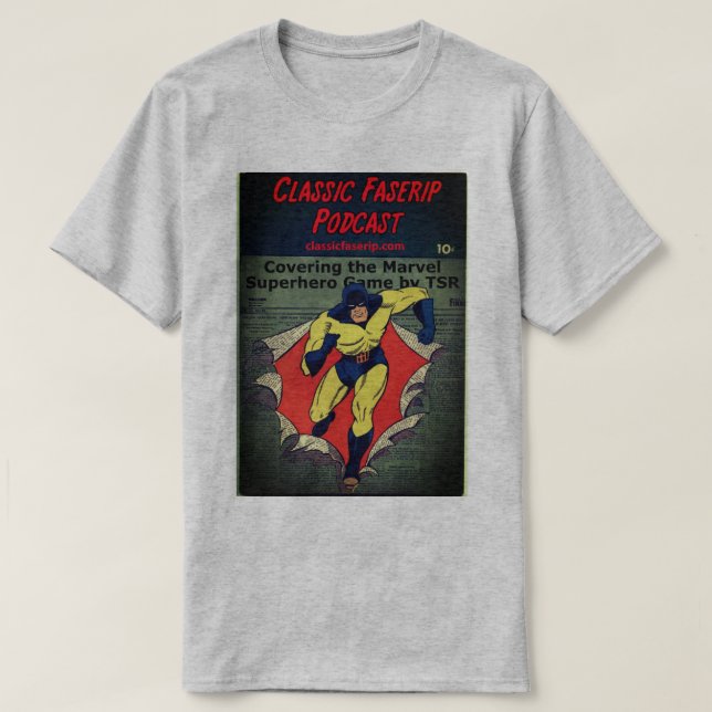 ¡La camisa clásica del podcast de FASERIP! (Diseño del anverso)