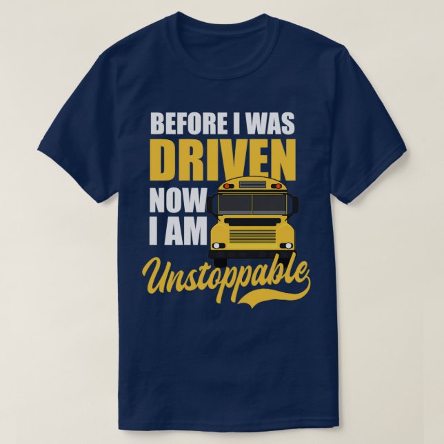 La Camisa De Autobús Escolar Era Imparable (Diseño del anverso)