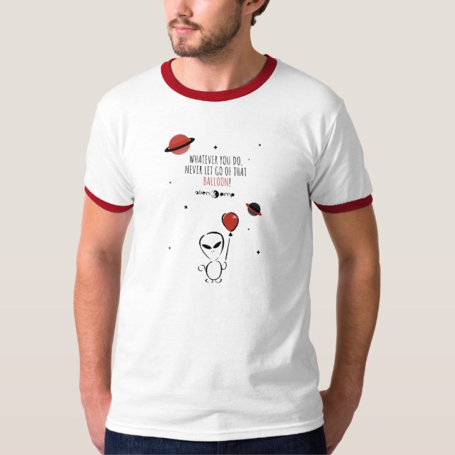 LA CAMISA DE BALONO ROJO de ALIEN PIMP (Anverso)