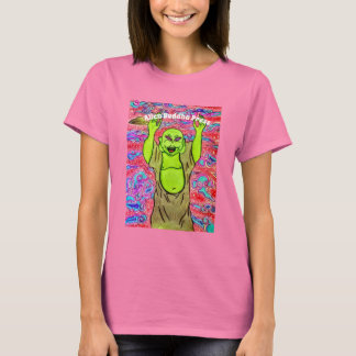 La camisa de Buda de la mujer extranjera de la