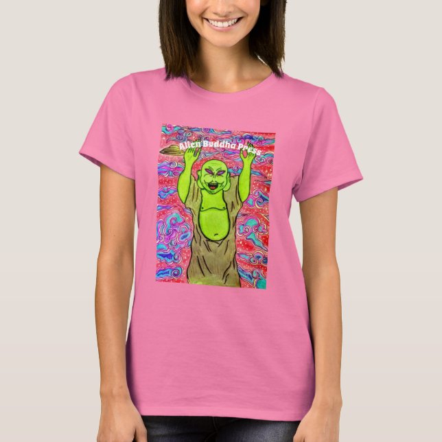 La camisa de Buda de la mujer extranjera de la (Anverso)