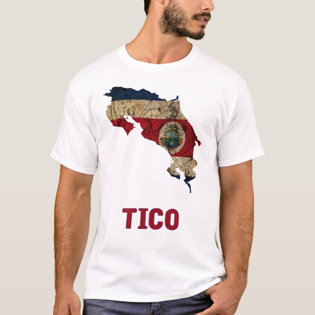 La camisa de Costa Rica "Tico" (Anverso)