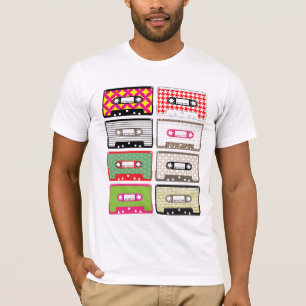 La camisa de la cinta de la mezcla de los años 80