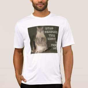 La CAMISA de la LECTURA de la PARADA del gato y ME