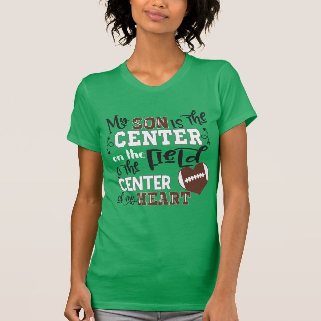 La camisa de la mamá del fútbol mi hijo es el (Anverso)