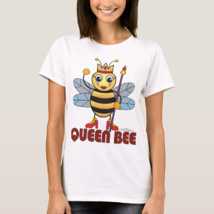 La camisa de la mujer de la abeja reina