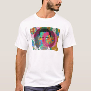 La camisa de la mujer de la teja de mosaico de