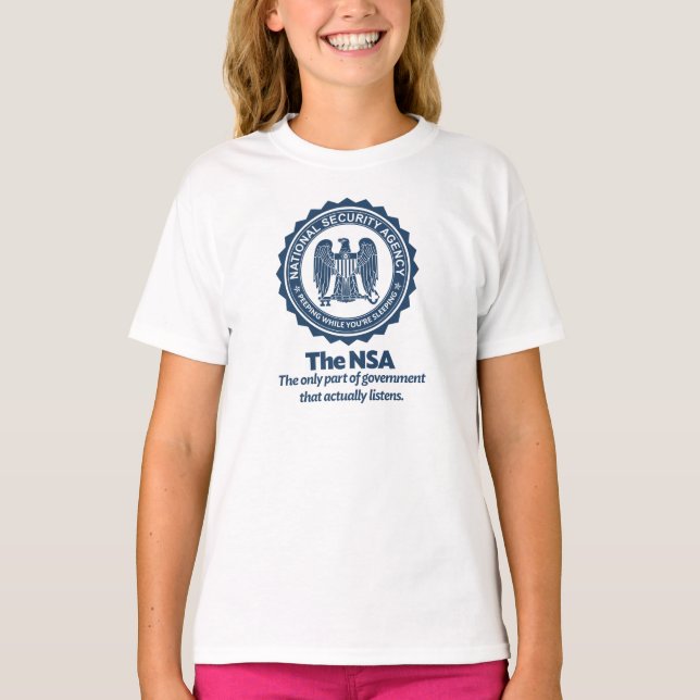 La camisa de la parodia del NSA (Anverso)