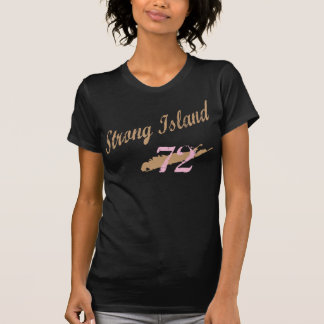 La camisa de las mujeres beige/rosadas de la isla