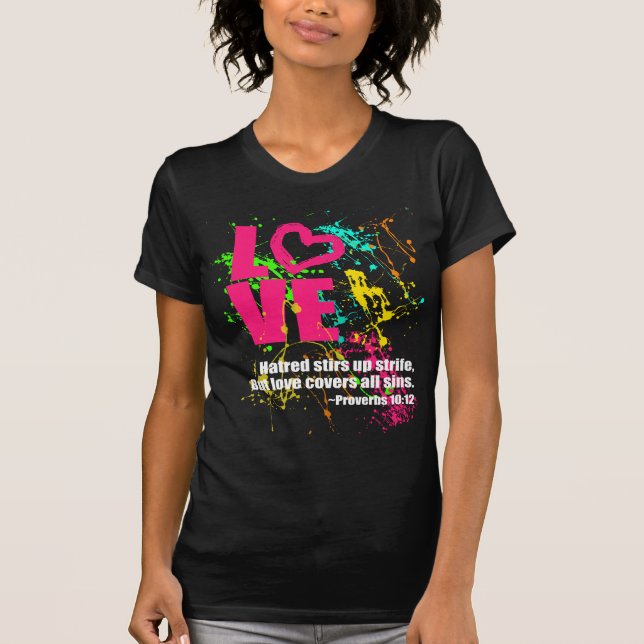 La camisa de las mujeres cristianas de los colores (Anverso)