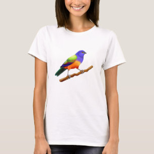 La camisa de las mujeres de golpe pintadas