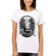 La camisa de las mujeres de la reina de Hillary