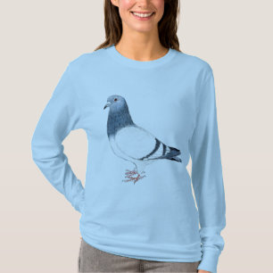 La camisa de las mujeres del arte del pájaro de la