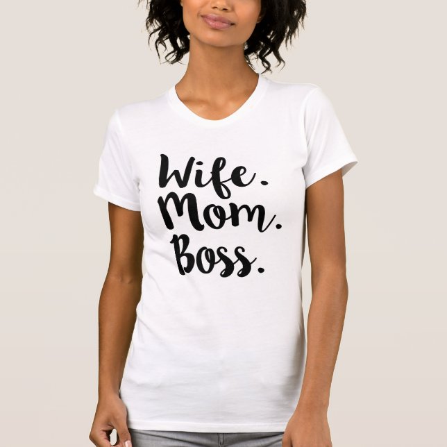 La camisa de las mujeres divertidas de Boss de la (Anverso)