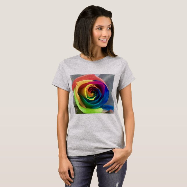 La camisa de las mujeres subiós arco iris (Anverso completo)