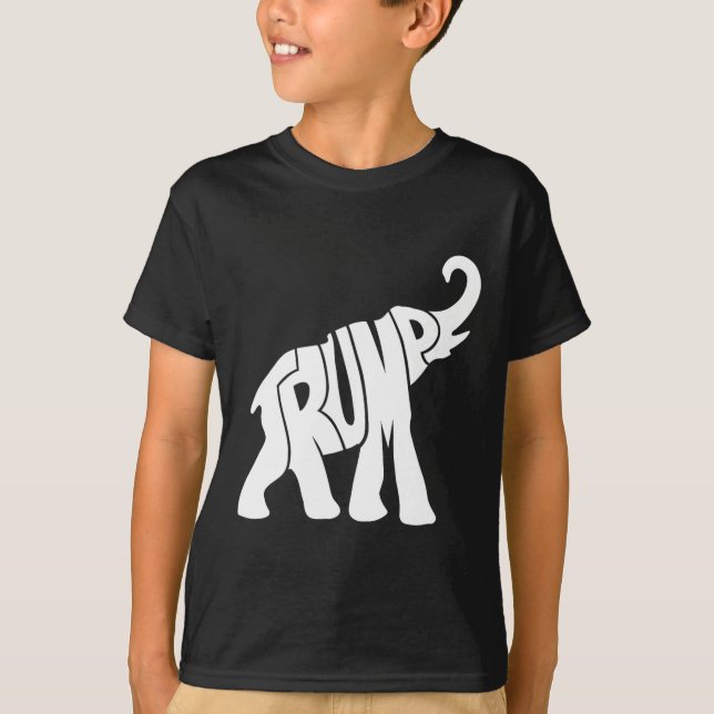 La Camisa De Los Elefantes Republicanos De Trump P (Anverso)