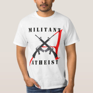 La camisa de los hombres ateos militantes