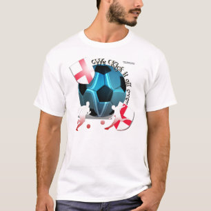 La camisa de los hombres de Inglaterra Kickin él