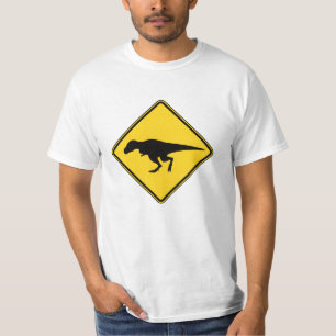 La camisa de los hombres de la travesía de T-Rex