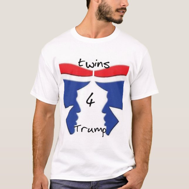 La camisa de los hombres de Twins4Trump (Anverso)