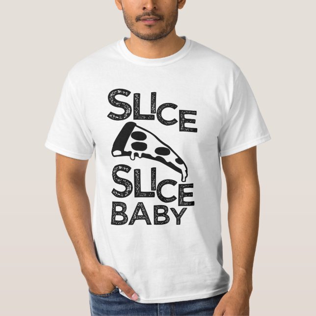 La camisa de los hombres del foodie de la pizza (Anverso)