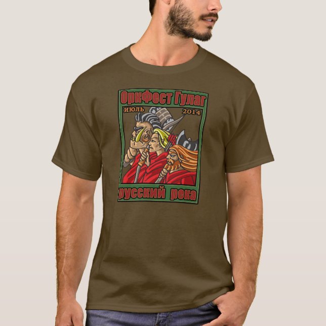 La camisa de los hombres del gulag de OrkFest (Anverso)