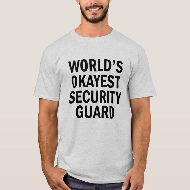 La camisa de los hombres divertidos del guardia de (Anverso)