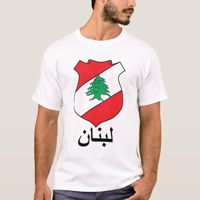 La camisa de los hombres libaneses del escudo de (Anverso)