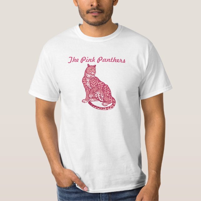 La camisa de los hombres rosados de la pantera (Anverso)