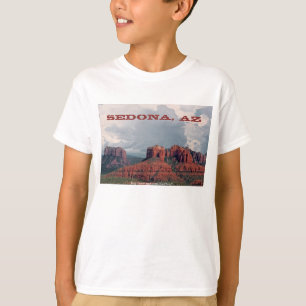 La camisa de los niños rojos de la roca de Sedona