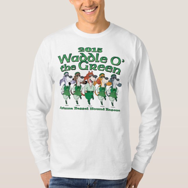 La camisa de manga larga de 2015 hombres verdes (Anverso)