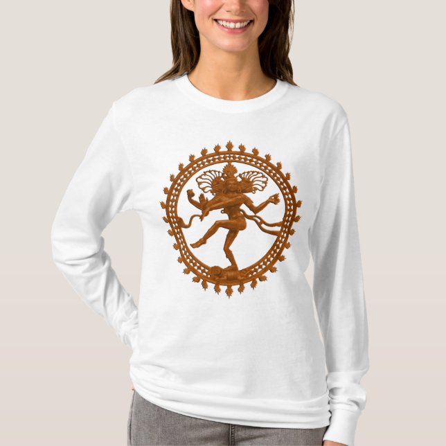 La camisa de manga larga de las mujeres de Shiva (Anverso)