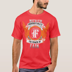 La Camisa De Nombre De Fain Nunca Subestima El Pod