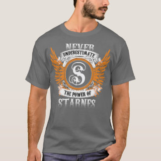 La Camisa De Nombre De Starnes Nunca Subestima El 