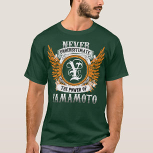 La Camisa De Nombre De Yamamoto Nunca Subestima El