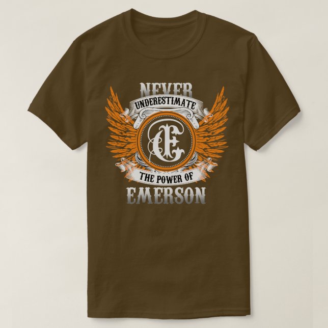 La Camisa De Nombre Emerson Nunca Subestima El Pod (Diseño del anverso)