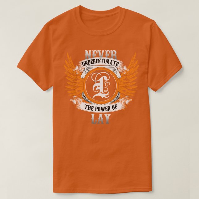 La Camisa De Nombre No Subestima Nunca El Poder De (Diseño del anverso)