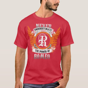 La Camisa De Nombre Romeo Nunca Subestima El Poder