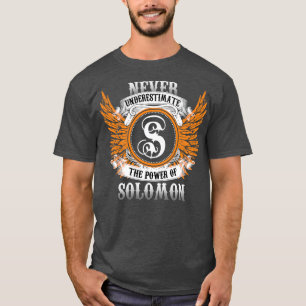 La Camisa De Nombre Solomon Nunca Subestima El Pod