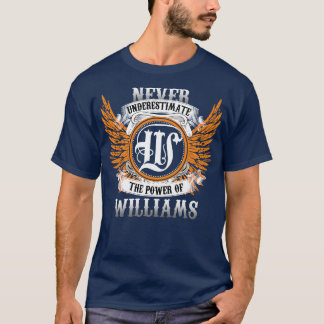 La Camisa De Nombre Williams Nunca Subestima El Po