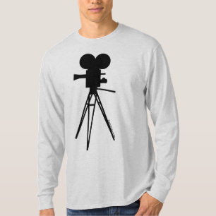 La camisa de película de la cámara de los hombres