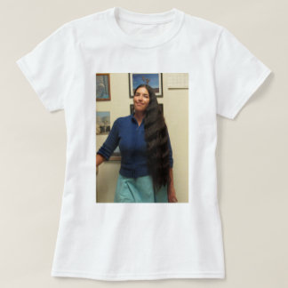 La camisa de pelo de señora With The Brown oscuro