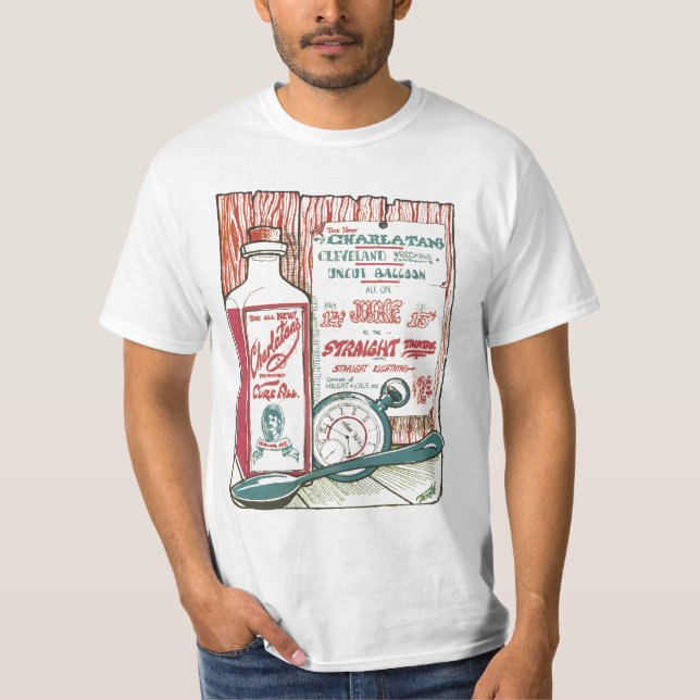 LA CAMISA DE POSTER DEL CONCIERTO DE LOS SEXTIES (Anverso)